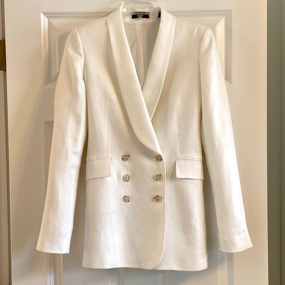 NWT Theory Shawl Collar Linen Blazer